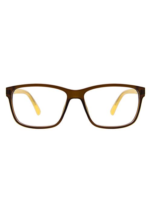 david blake matte brown wayfarer eyeframe - 10510066 - Very Small Image - 1
