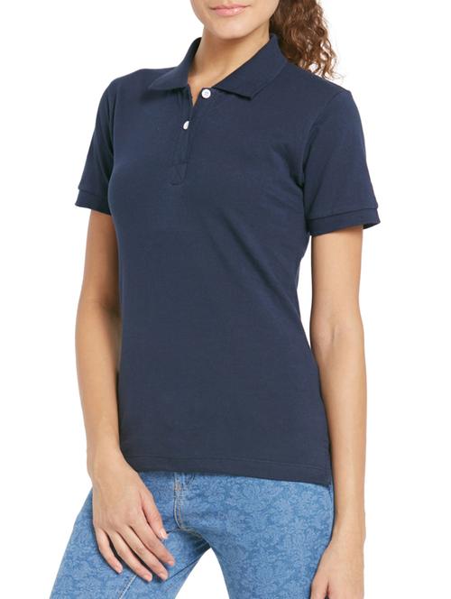 navy polyester tshirt - 10511748 - Very Small Image - 1