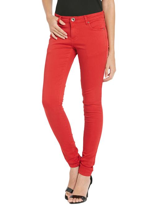 red denim jeans - 10511764 - Very Small Image - 1
