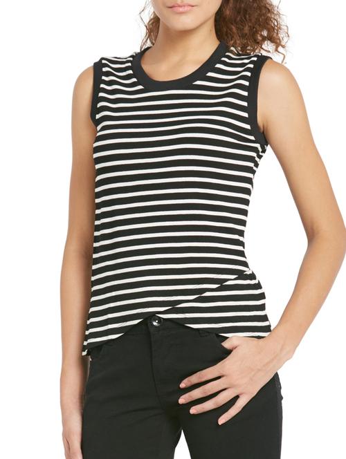 black viscose top - 10511770 - Very Small Image - 1