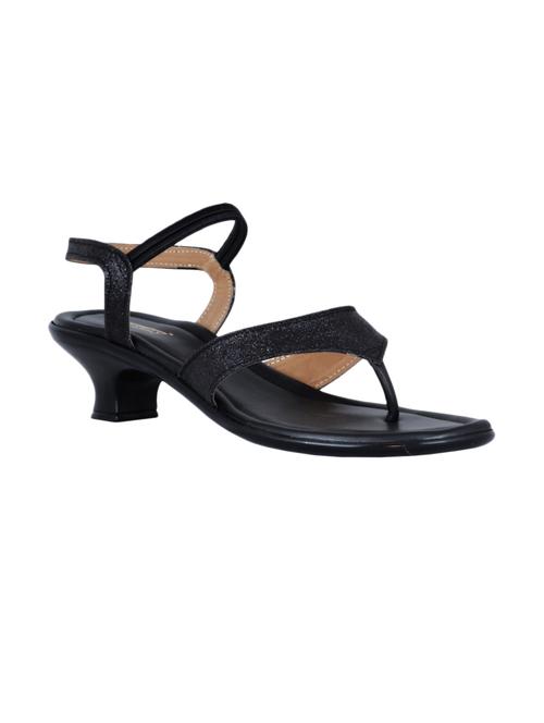 legsway black synthetic heeled sandal - 10511950 - Very Small Image - 1