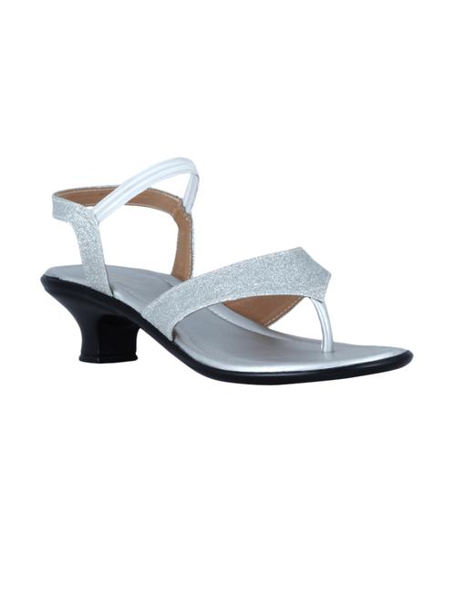 legsway silver synthetic heeled sandal - 10511952 - Very Small Image - 1