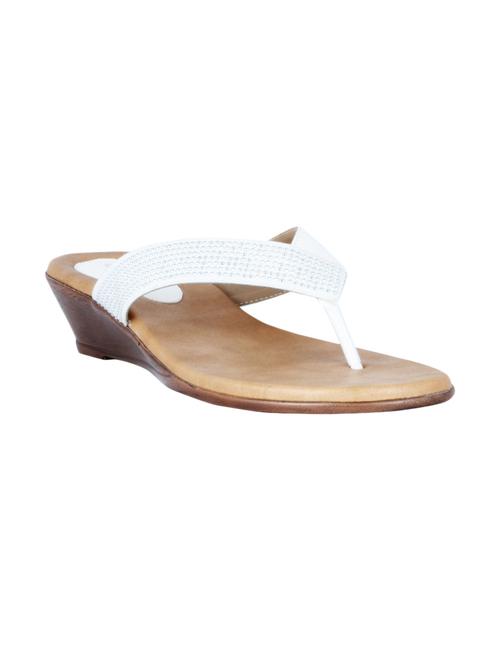 legsway white synthetic heeled slip on - 10511954 - Very Small Image - 1