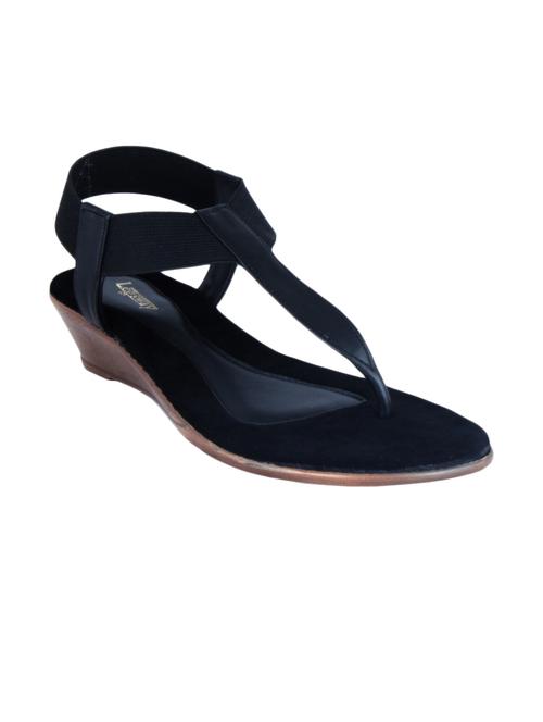 legsway black synthetic heeled sandal - 10511968 - Very Small Image - 1