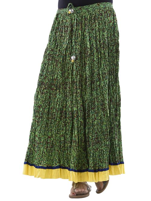green cotton skirts - 10518999 - Very Small Image - 1