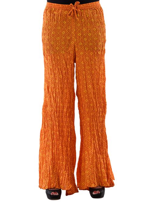 orange cotton trousers - 10519012 - Very Small Image - 1