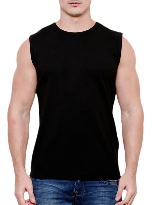 black cotton t-shirt - 10522367 - Very Small Image - 1