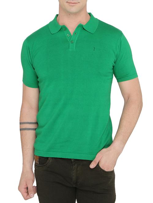 green cotton t-shirt - 10522397 - Very Small Image - 1