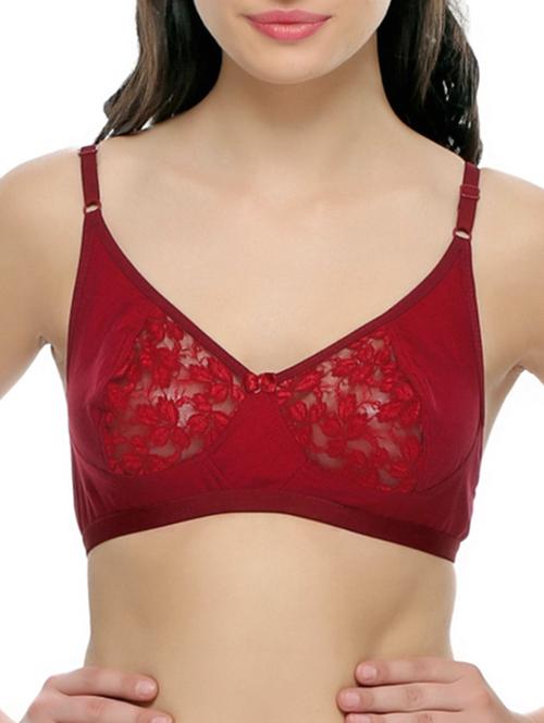 bow patch laced bra - 10523397 - Very Small Image - 1