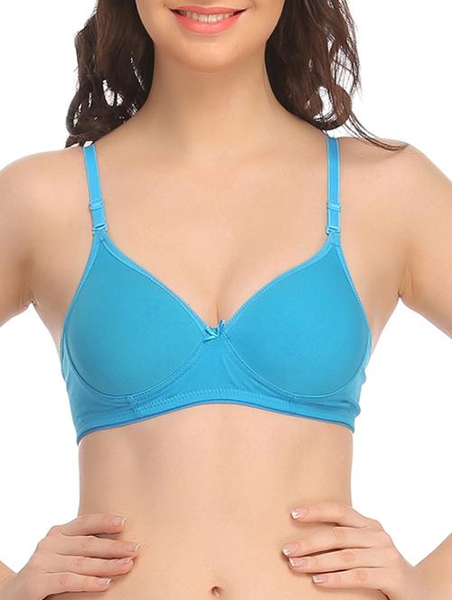 multi colored lycra regular bra - 10523453 - Very Small Image - 1