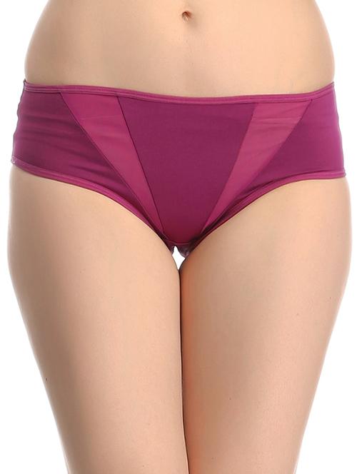 purple polyester regular panty - 10523532 - Very Small Image - 1