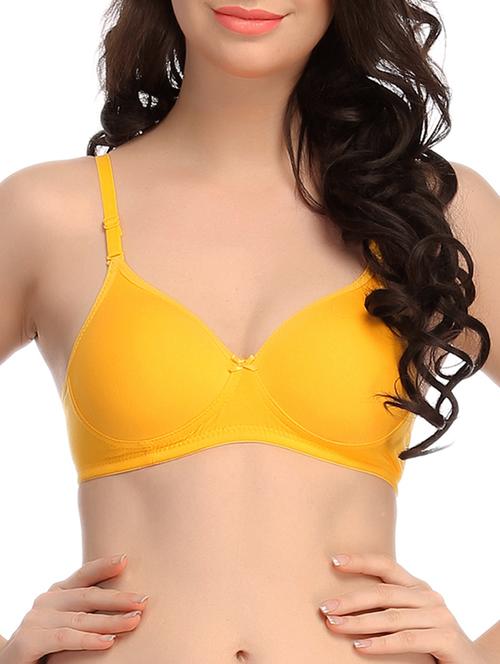 yellow lycra bra - 10523556 - Very Small Image - 1