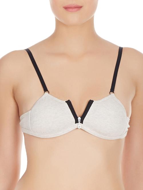 off white cotton bra - 10524054 - Very Small Image - 1