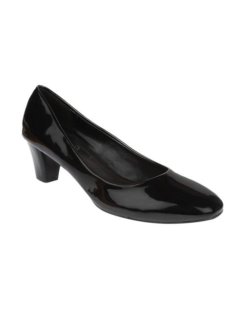 black leatherette pump - 10524582 - Very Small Image - 1