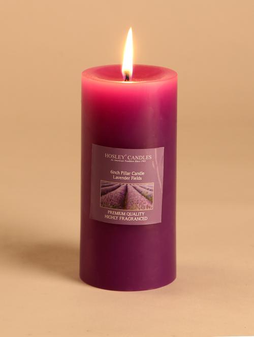 lavender fields scented pillar candle - 1052513 - Very Small Image - 1