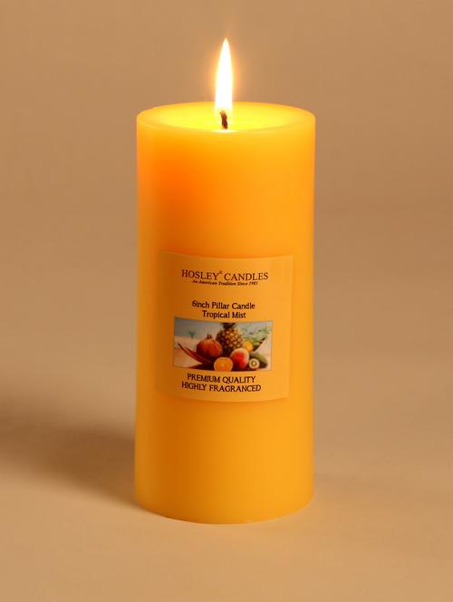 tropical mist scented pillar candle - 1052517 - Very Small Image - 1