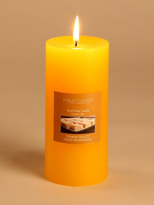 lemon bar scented pillar candle - 1052521 - Very Small Image - 1