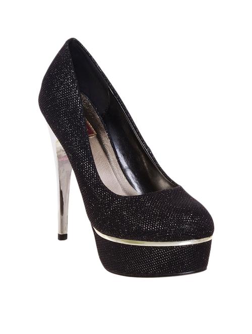 black leatherette pumps - 10526428 - Very Small Image - 1