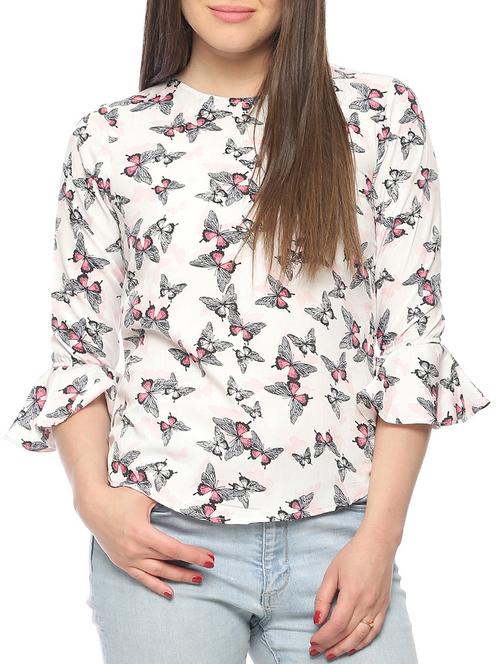 white cotton top - 10528167 - Very Small Image - 1