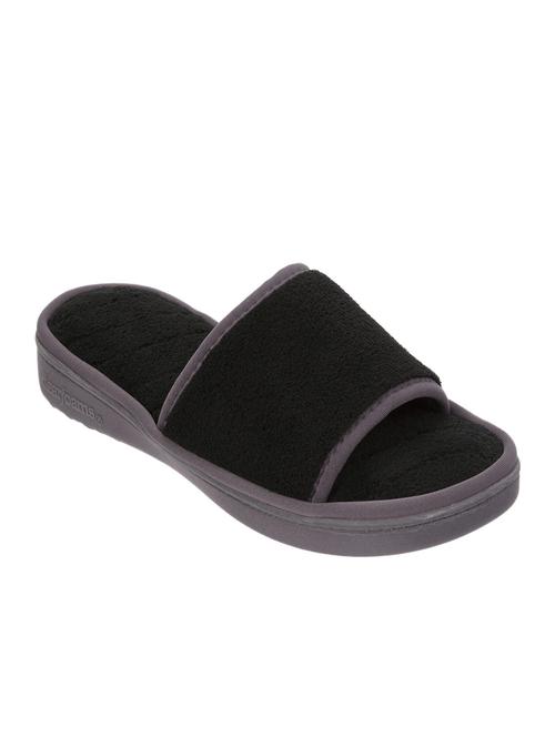 black fur flip flops - 10528511 - Very Small Image - 1