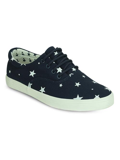 blue canvas lace up sneakers - 10529728 - Very Small Image - 1