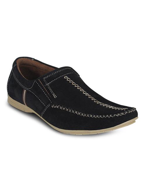 black suede slip on loafers - 10529748 - Very Small Image - 1