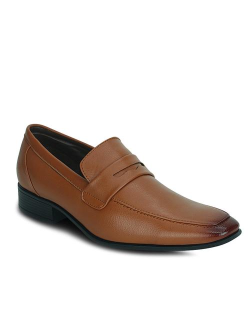 tan leatherette formal shoes - 10529788 - Very Small Image - 1