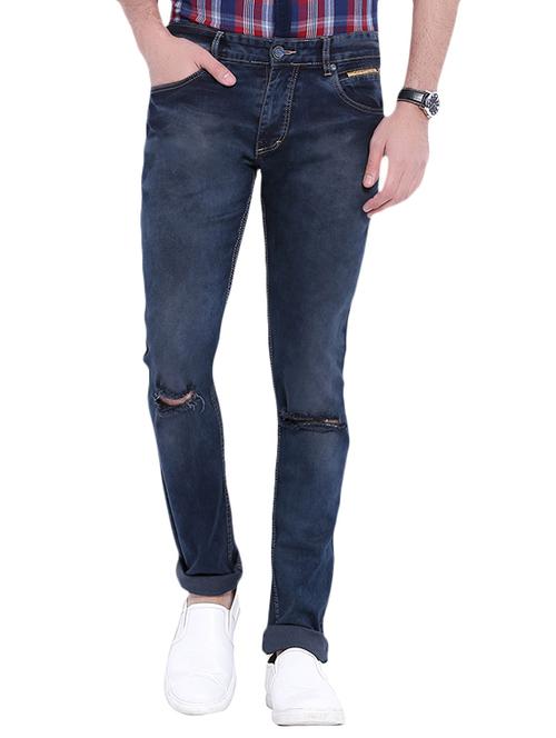 navy blue denim jeans - 10530425 - Very Small Image - 1