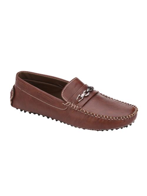 wave walk brown leatherette loafers - 10531625 - Very Small Image - 1