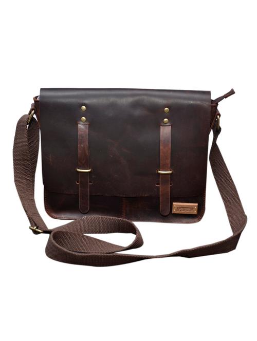 brown leather sling bag - 10533380 - Very Small Image - 1