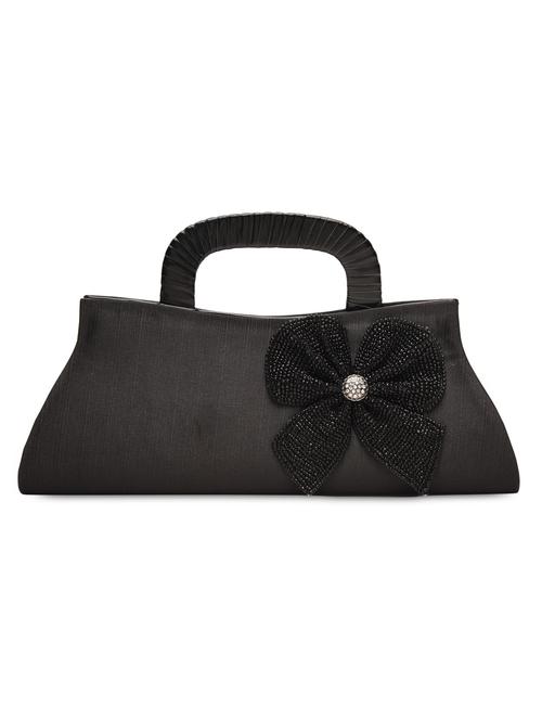 black faux leather, polyester handbag - 1053869 - Very Small Image - 1