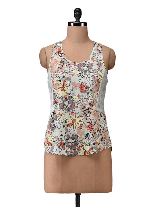 floral printed top - 1054142 - Very Small Image - 1