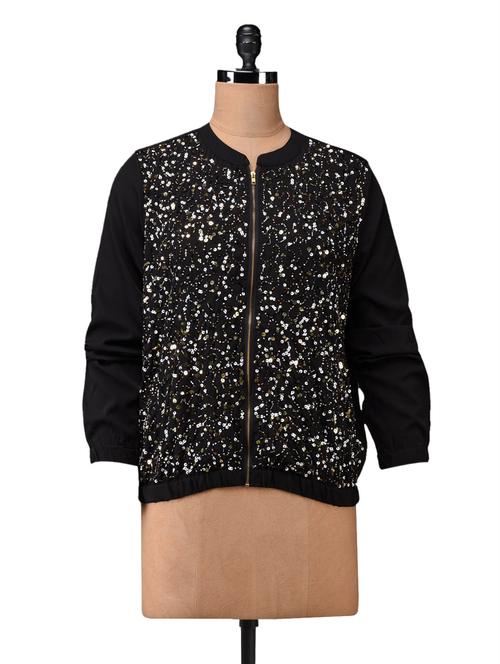 sequined polyester jacket - 1054180 - Very Small Image - 1