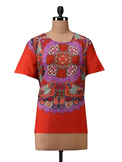 floral printed top - 1054185 - Very Small Image - 1