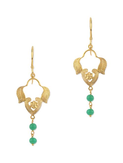 enchanted mughal buta dangler earrings - 10543340 - Very Small Image - 1