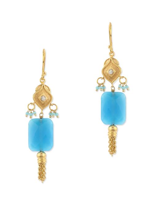 joyful long tassel earrings - 10543354 - Very Small Image - 1