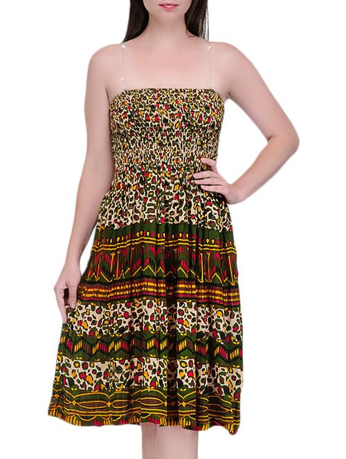 multicolor chiffon dress - 10544271 - Very Small Image - 1