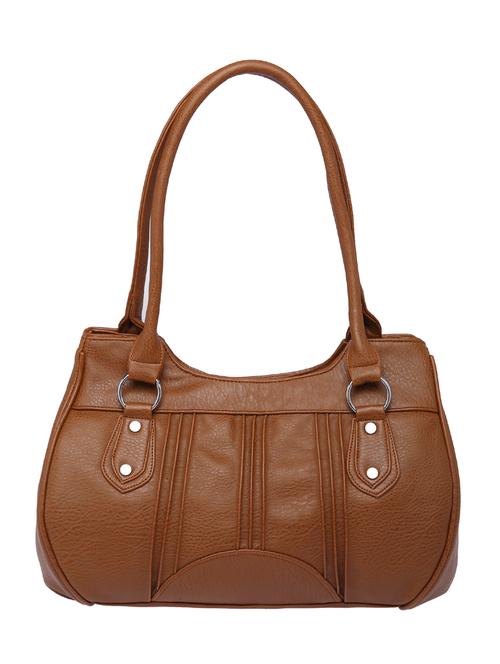 brown leatherette handbag - 10545335 - Very Small Image - 1