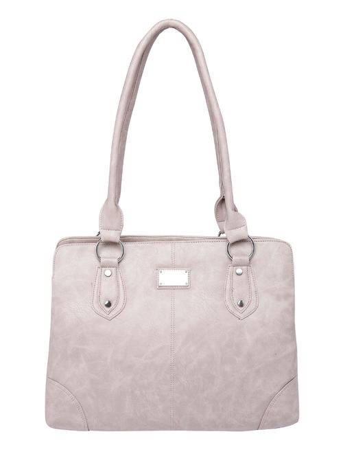 white leatherette handbag - 10545357 - Very Small Image - 1