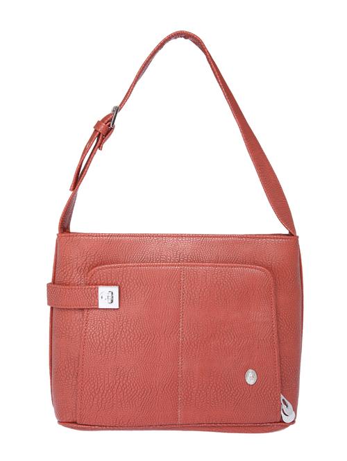 peach leatherette handbag - 10545391 - Very Small Image - 1