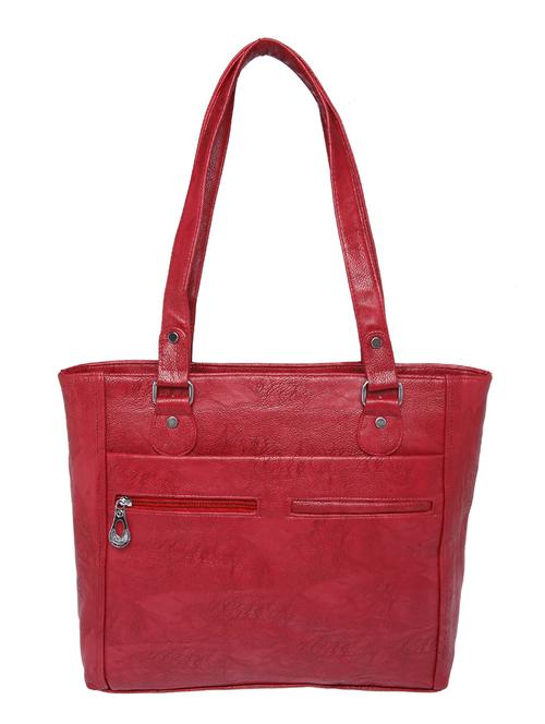 red leatherette handbag - 10545395 - Very Small Image - 1
