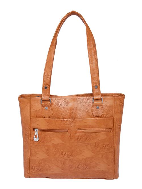 tan leatherette handbag - 10545398 - Very Small Image - 1