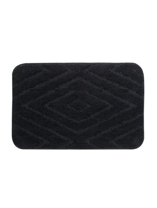 lushomes ultra soft microfiber polyester dark grey regular bath mat - 10549520 - Very Small Image - 1