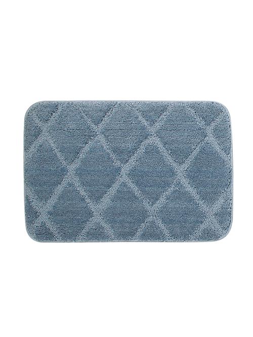 lushomes ultra soft microfiber polyester silver regular bath mat - 10549541 - Very Small Image - 1