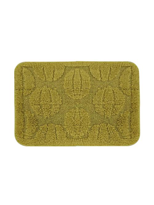 lushomes ultra soft cotton fluorescent green regular bath mat - 10549593 - Very Small Image - 1