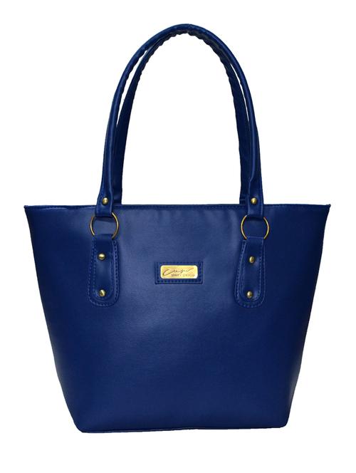 blue leatherette handbag - 10551392 - Very Small Image - 1