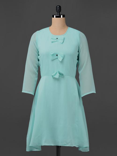 light blue embellished dress - 1055174 - Very Small Image - 1
