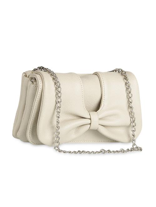 white plain solid leatherette clutch - 1055734 - Very Small Image - 1