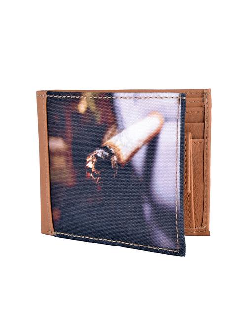 brown canvas wallet - 10560601 - Very Small Image - 1