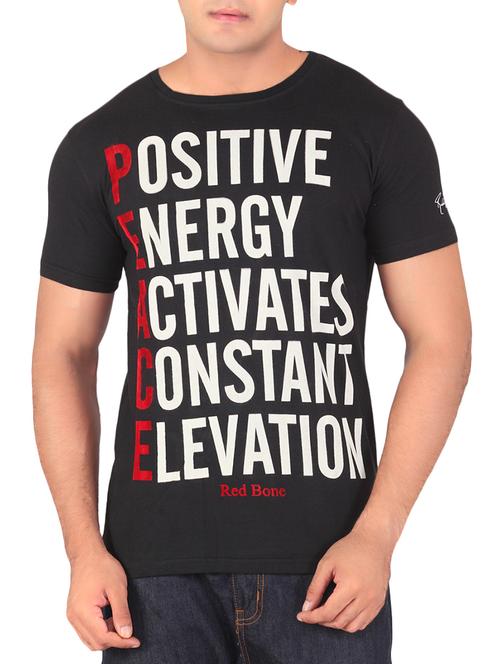 black cotton t-shirt - 10561272 - Very Small Image - 1